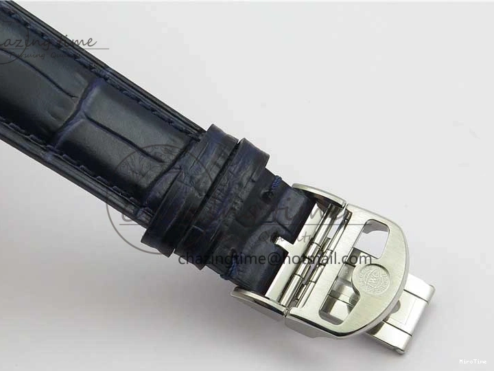 MIROTIME 0409 Packable Portuguese IW358304 ZF 1:1 Best Edition SS White Dial Blue Markers on Leather Strap A 7079